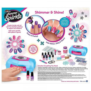 ست طراحی ناخن درخشان Shimmer N Sparkle-اسباب بازی